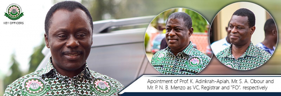 Appointment of Key Officers