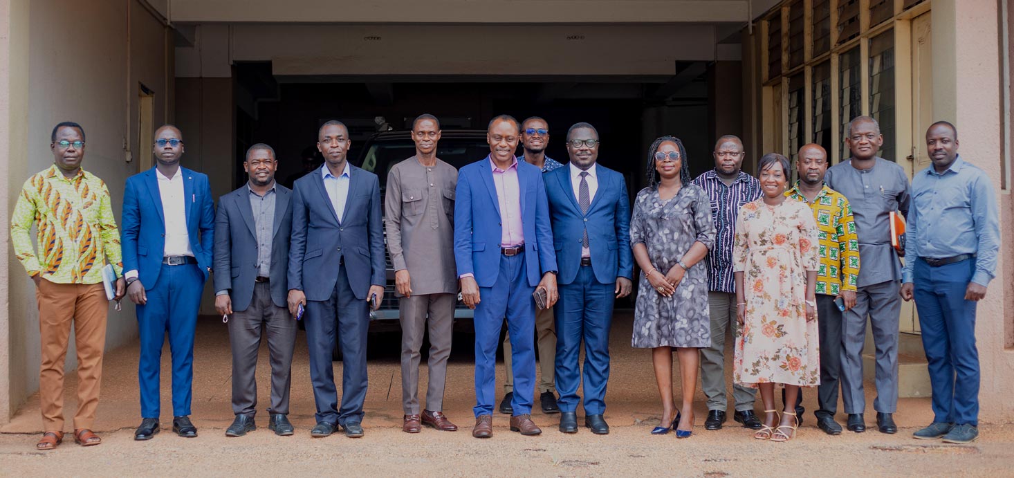 STU Management Pays Courtesy Visit to Bono Regional Minister